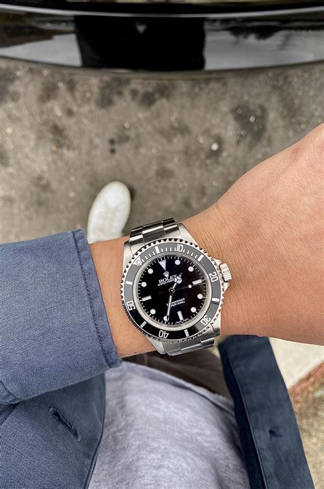 rolex submariner small face|wearing Rolex Submariner date.